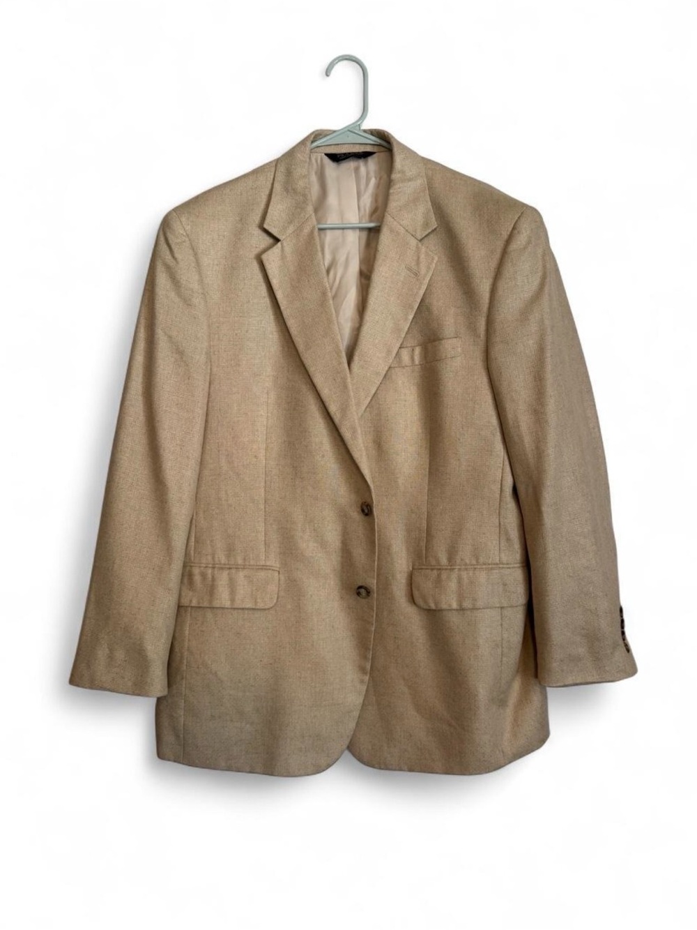 Jos. A. Bank Tan 100% silk suit - Classic Two-Button Blazer